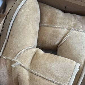 UGG Beige Suede Boots